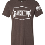 FRONT Brown Triblend - Ranch It Up Bella Canva Unisex