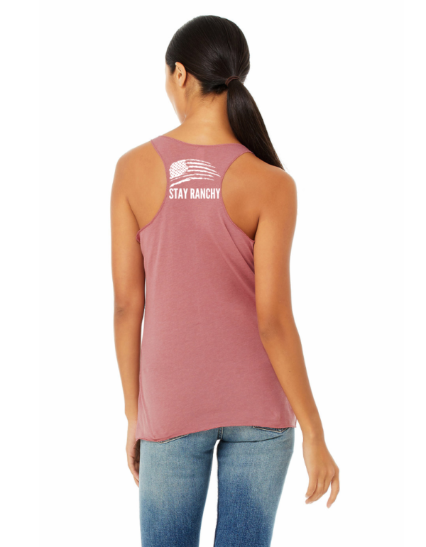 Tank 8430 BACK Mauve Triblend - Ranch It Up Bella Canva Unisex